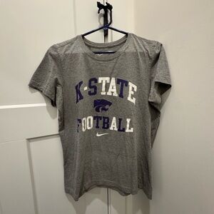 Nike Kids Gray K-State Football Tee